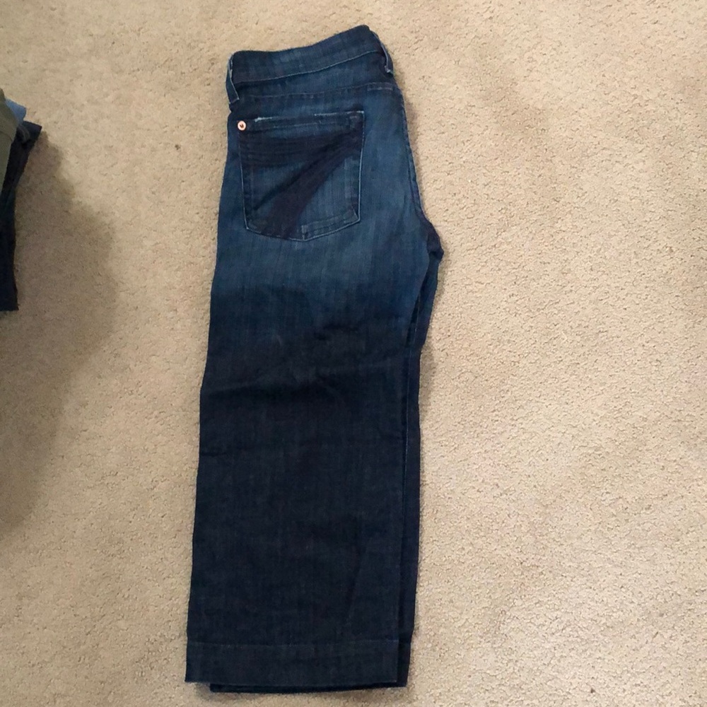 Seven for all Mankind dojo cropped jeans size 28